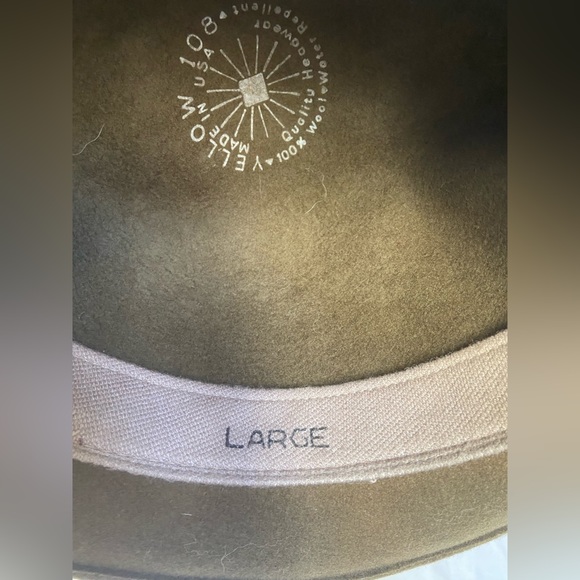 Yellow 108 Harvest wool hat size Large - Picture 5 of 6